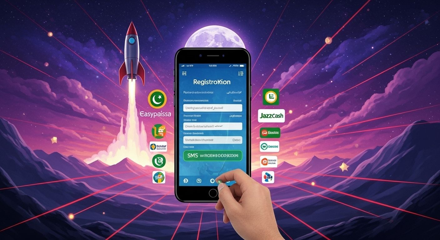 Registration and deposit process with local payment methods