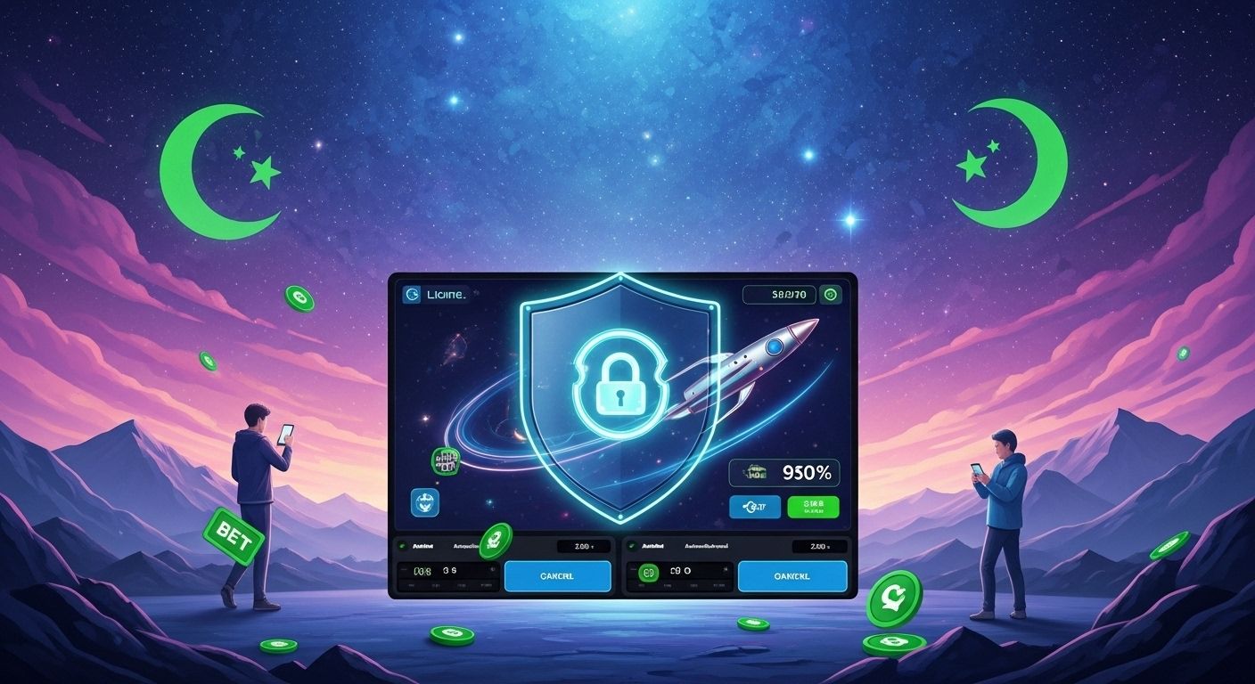 Licensed and secure casino environment with shields and trust badges